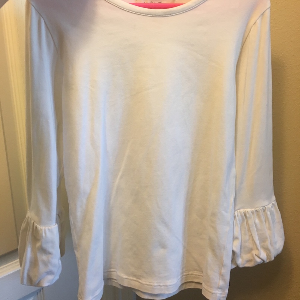 Matilda Jane white puffer tee